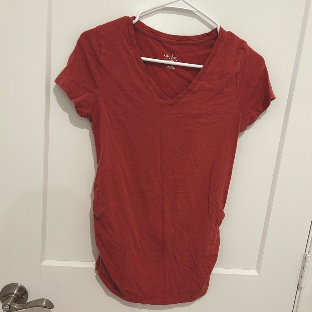 Isabel Maternity Pink Shirt